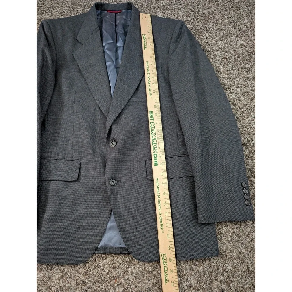 Jos. A. Bank Executive Collection Blazer Jacket Suit‎ Coat Size 40 Gray Wool USA